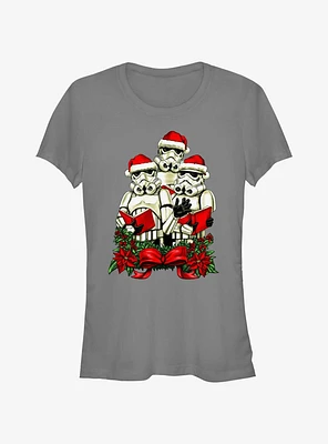 Star Wars Trooper Santa Carolers Girls T-Shirt