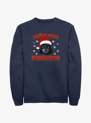 Star Wars Santa Vader Merry Christmas German Sweatshirt