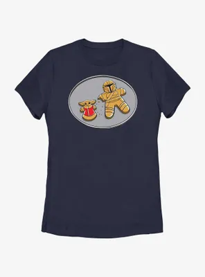 Star Wars The Mandalorian Mando Grogu Cookies Womens T-Shirt