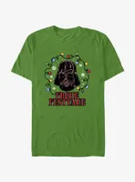 Star Wars Vader Lights Happy Holidays German T-Shirt