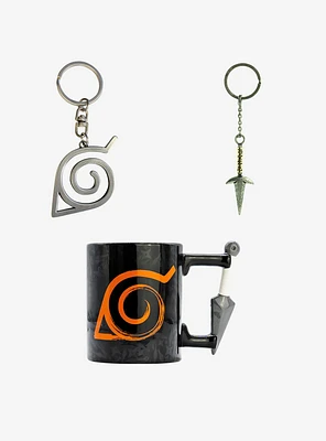 Naruto Shippuden Keychains and Kunai Mug