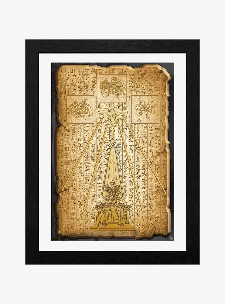 Yu-Gi-Oh! Egyptian Tablet Framed Print Wall Art