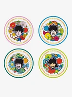 The Beatles Yellow Submarine Flowers Plate Set