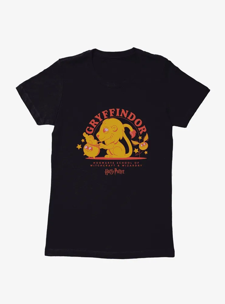 Harry Potter Gryffindor Lion Chibi Womens T-Shirt