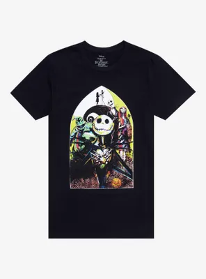 The Nightmare Before Christmas Group Window Portrait T-Shirt