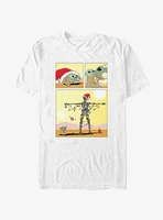 Star Wars The Mandalorian Grogu Christmas Comic T-Shirt