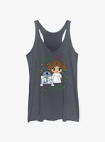 Star Wars R2-D2 & Leia Merry and Bright Girls Tank