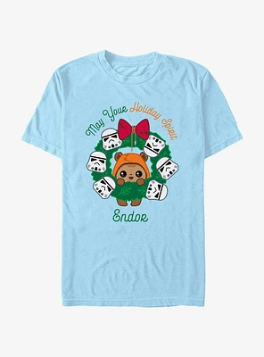 Star Wars May Your Holiday Spirit Endor T-Shirt