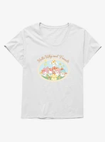 Hello Kitty And Friends Mushroom Garden Portrait Girls T-Shirt Plus