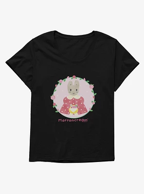 Hello Kitty And Friends Marron Cream Girls T-Shirt Plus