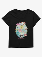 Hello Kitty And Friends Fruit Portrait Girls T-Shirt Plus