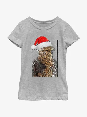 Star Wars Santa Chewie Youth Girls T-Shirt