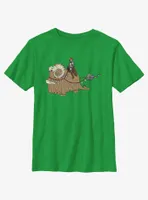 Star Wars The Mandalorian Bantha Christmas Youth T-Shirt