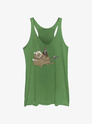 Star Wars The Mandalorian Bantha Christmas Womens Tank Top