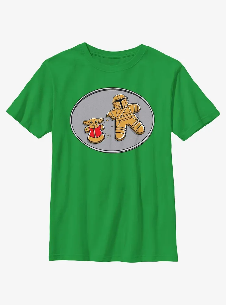 Star Wars The Mandalorian Mando Grogu Cookies Youth T-Shirt