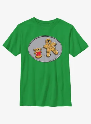 Star Wars The Mandalorian Mando Grogu Cookies Youth T-Shirt