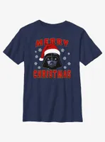 Star Wars Santa Vader Merry Christmas Youth T-Shirt