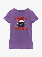 Star Wars Santa Vader Merry Christmas German Youth Girls T-Shirt