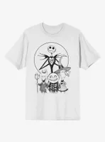 The Nightmare Before Christmas Jack & Oogie's Boys Line Art T-Shirt