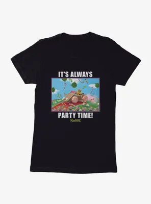 Shrek It's Always Party Time Womens T-Shirt