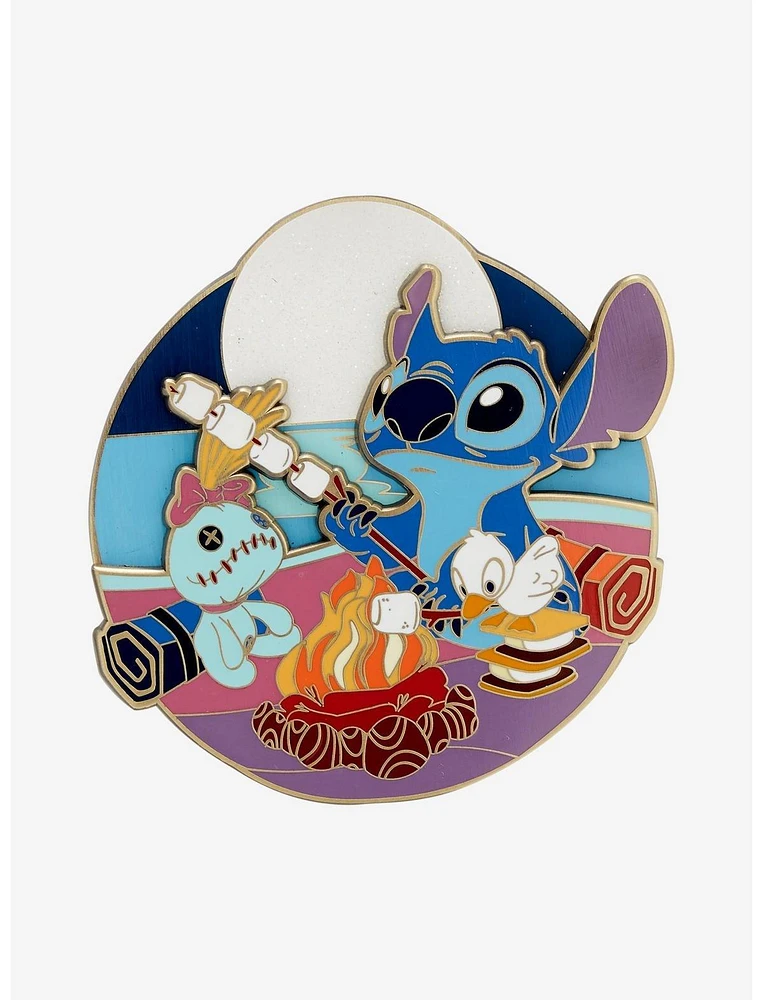 Loungefly Disney Lilo & Stitch Campfire Stitch Limited Edition Enamel Pin