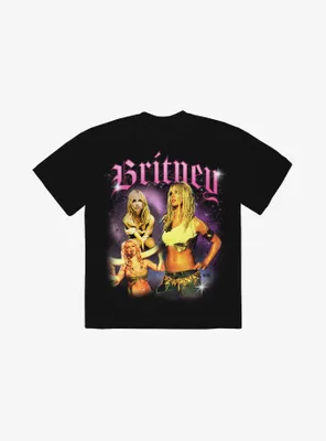 Britney Spears Photo Collage Boyfriend Fit Girls T-Shirt