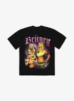 Britney Spears Photo Collage Boyfriend Fit Girls T-Shirt