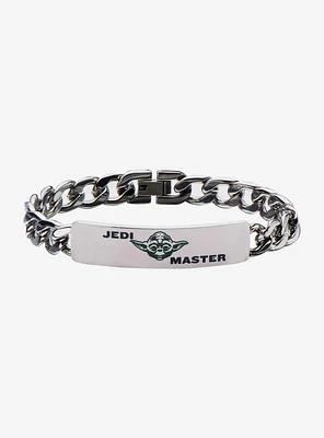Star Wars Yoda ID Curb Chain Bracelet