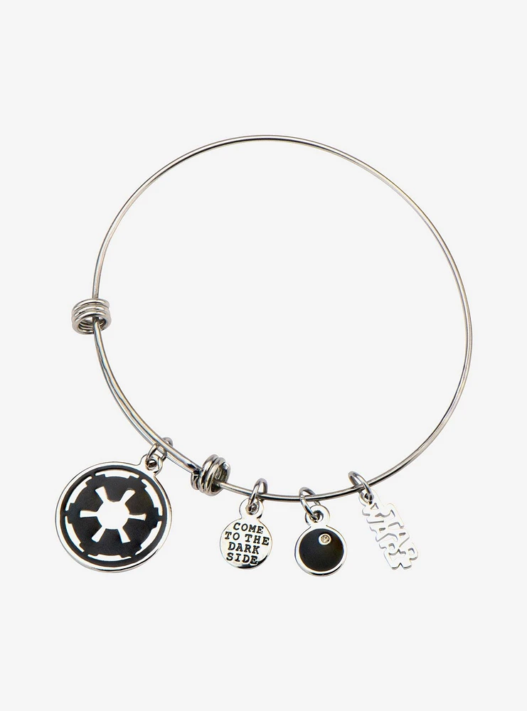 Star Wars Galactic Empire Symbol Charm Expandable Bracelet