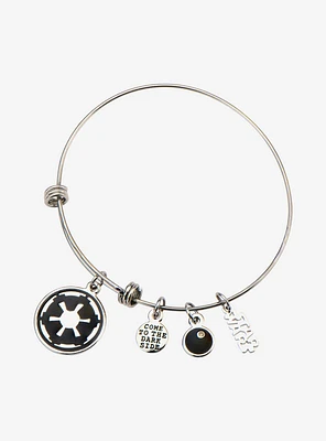 Star Wars Galactic Empire Symbol Charm Expandable Bracelet