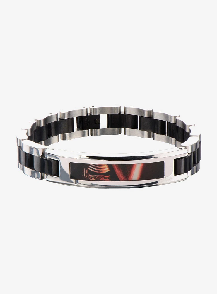 Star Wars Episode VII: The Force Awakens Lead Villain Kylo Ren ID Plate Link Bracelet