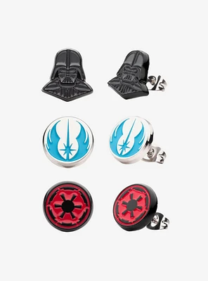 Star Wars Obi-Wan Vader Jedi Earring Stud Set