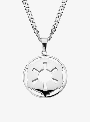 Star Wars Cut Out Galactic Empire Symbol Small Pendant Necklace
