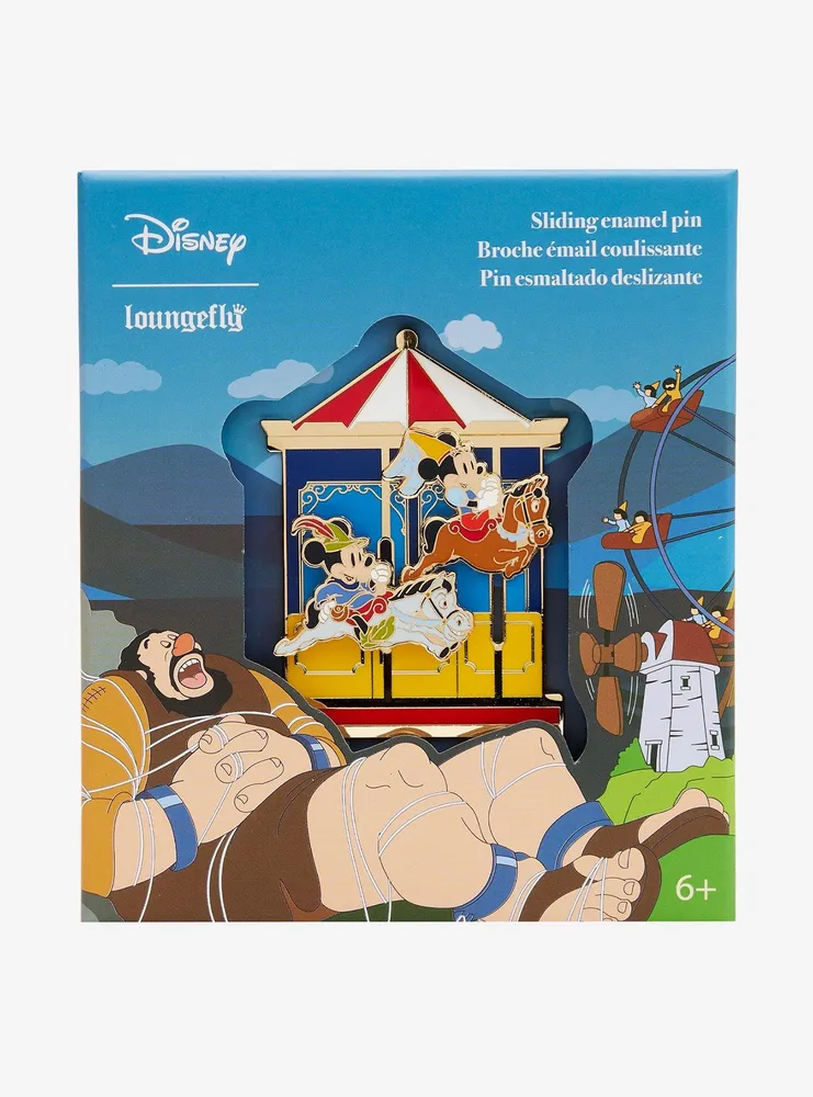 Loungefly Disney Brave Little Tailor Mickey & Minnie Limited Edition Enamel Pin