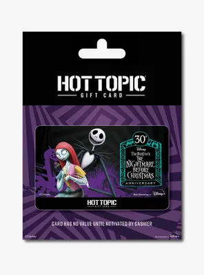 The Nightmare Before Christmas Gift Card