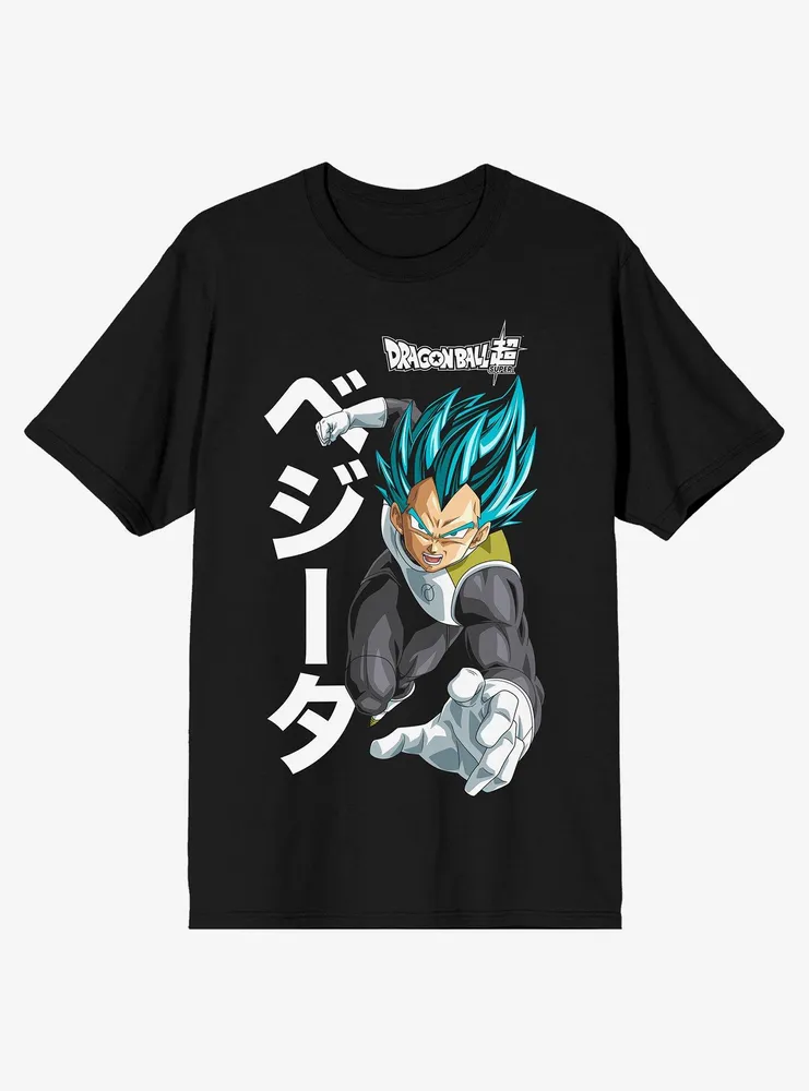 Dragon Ball Super Vegeta Saiyan Blue T-Shirt