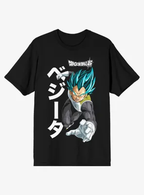 Dragon Ball Super Vegeta Saiyan Blue T-Shirt