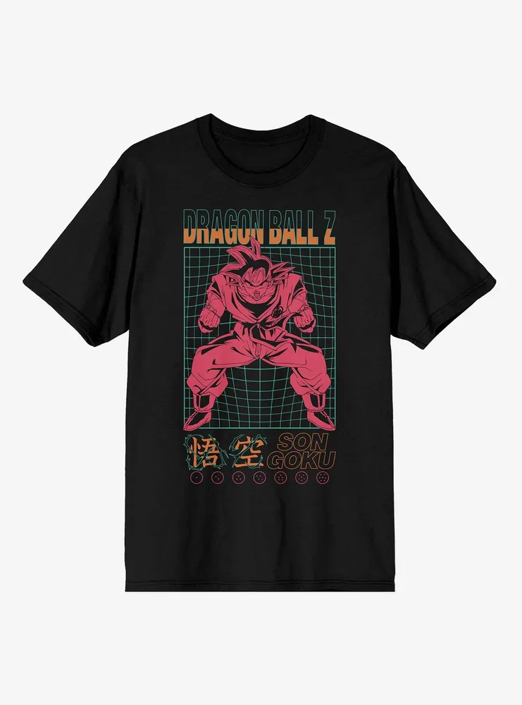 Dragon Ball Z Son Goku Grid T-Shirt