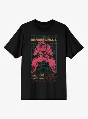 Dragon Ball Z Son Goku Grid T-Shirt