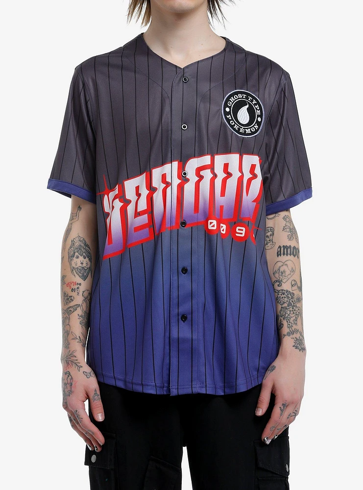 Pokemon Gengar Baseball Jersey