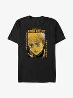 Attack On Titan Armin Arlert Poster Big & Tall T-Shirt