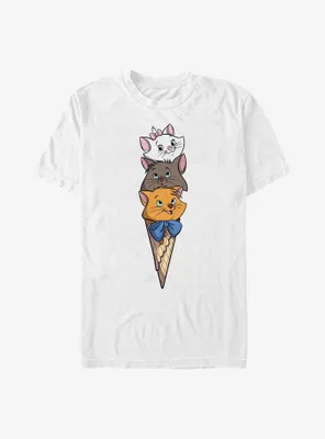 Disney The AristoCats Kitten Ice Cream Scoops Big & Tall T-Shirt