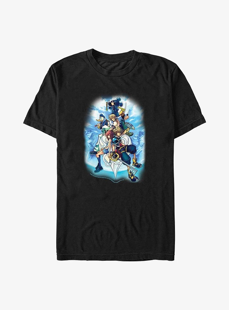 Disney Kingdom Hearts Sky Group Big & Tall T-Shirt