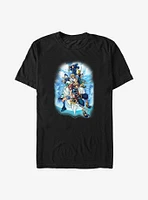 Disney Kingdom Hearts Sky Group Big & Tall T-Shirt