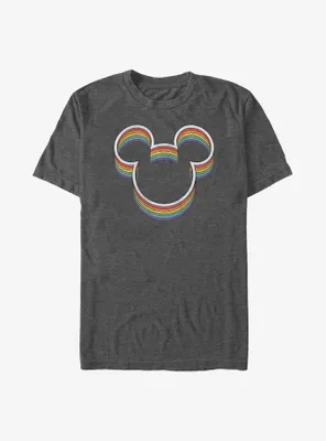 Disney Mickey Mouse Rainbow Ears Big & Tall T-Shirt
