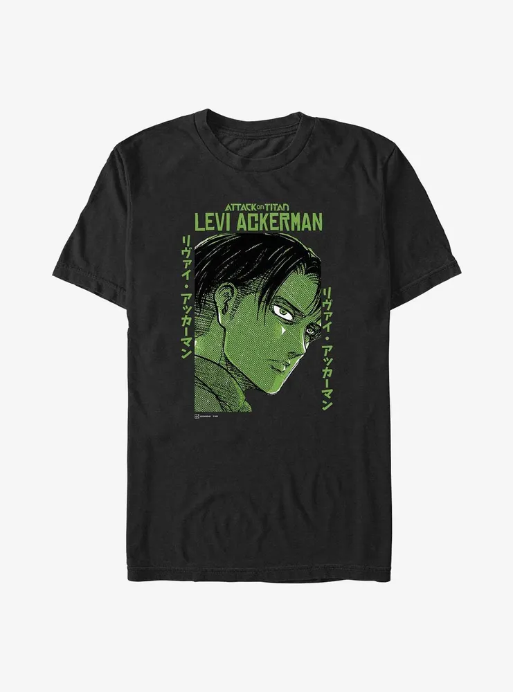 Attack On Titan Levi Ackerman Poster Big & Tall T-Shirt