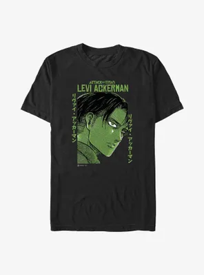 Attack On Titan Levi Ackerman Poster Big & Tall T-Shirt