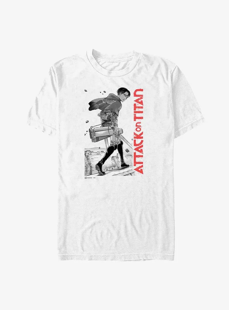 Attack On Titan Levi Manga Poster Big & Tall T-Shirt