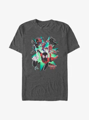 Marvel Spider-Man: Into the Spider-Verse Group Big & Tall T-Shirt