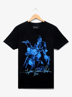 2Pac Motorcycle Portrait T-Shirt - BoxLunch Exclusive